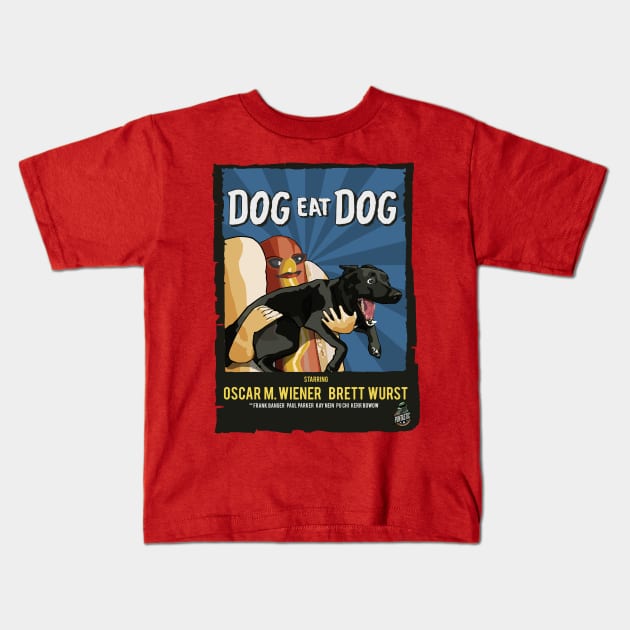 Dog Eat Dog Kids T-Shirt by TGprophetdesigns